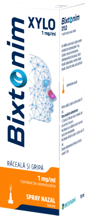 Bixtonim xylo 1 mg/ml spray nazal, 10 ml [1]