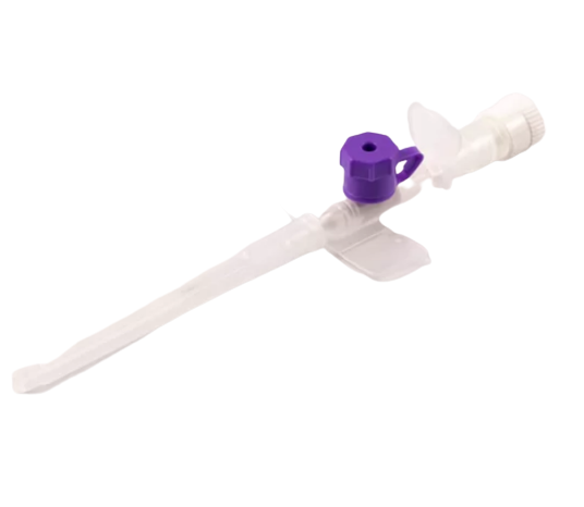 Branulă cu valvă violet G26 Euromed [3]