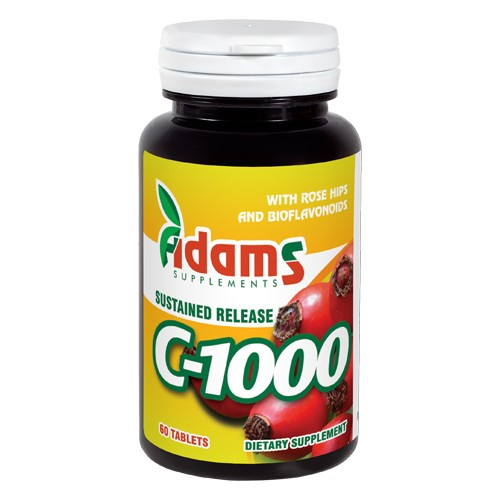 C-1000 cu macese 60tablete Adams Supplements [1]