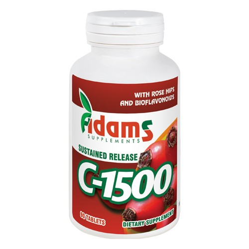 C-1500 cu macese 90tablete Adams Supplements [1]