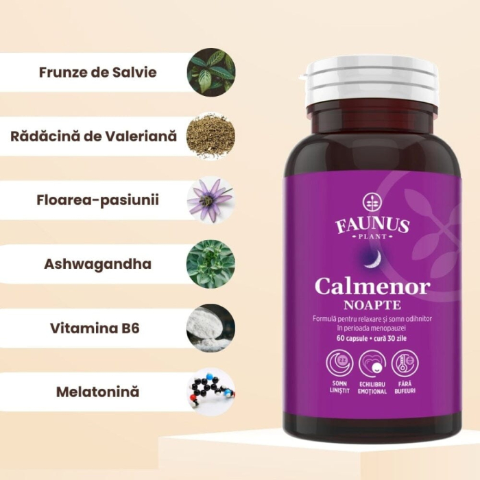 Calmenor Noapte - 60 capsule [5]