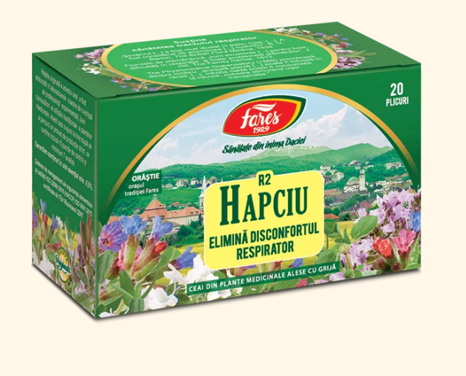Ceai Hapciu - Elimina disconfortul resirator, 20 doze [1]