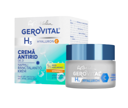 Cremă antirid de zi, Gerovital H3 Hyaluron C, 50 ml [1]