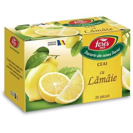 Ceai Aromafruct Lamaie , 20 Plicuri [1]