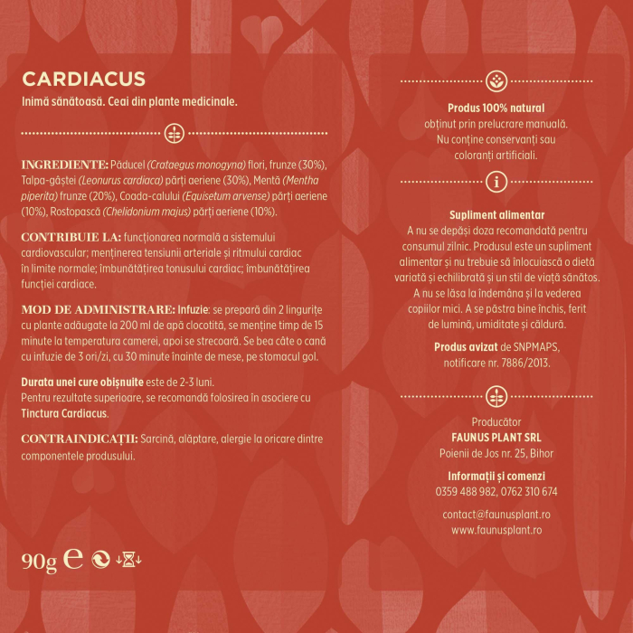 Ceai Cardiacus 90g [6]