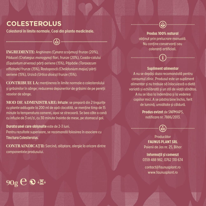 Ceai Colesterolus 90g [6]