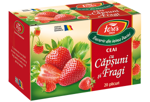 Aromfruct Ceai cu Capsuni si Fragi, 20 plicuri [1]