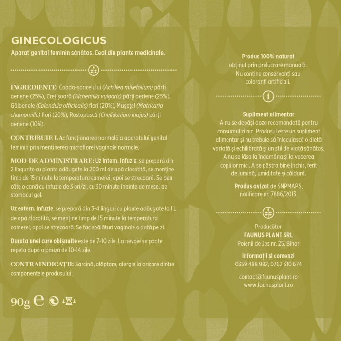 Ceai Ginecologicus 90g [6]