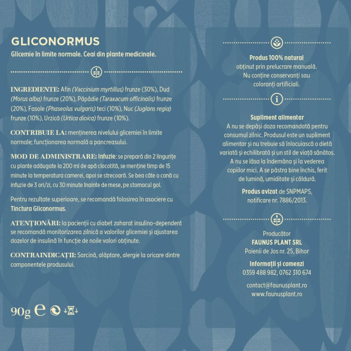 Ceai Gliconormus 90g [6]