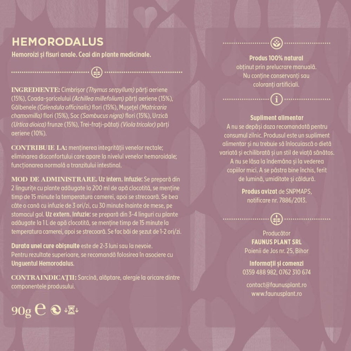 Ceai Hemorodalus 90g [6]