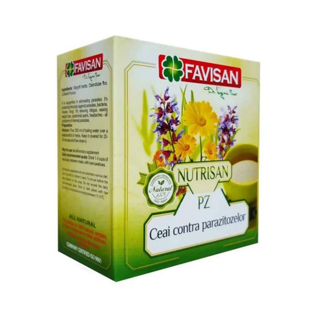 Ceai nutrisan PZ contra Parazitozelor 50g [1]