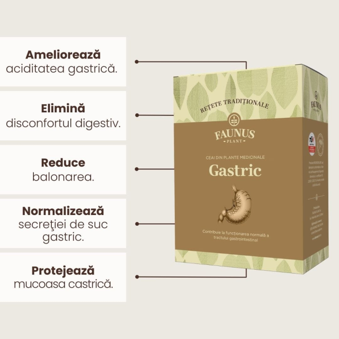 Ceai -Rețete Tradiționale- Gastric 180g [5]