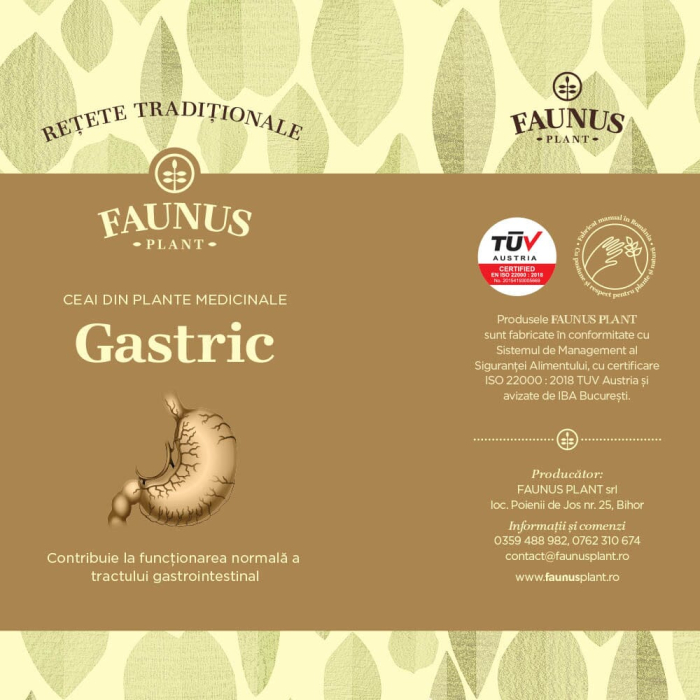 Ceai -Rețete Tradiționale- Gastric 180g [7]