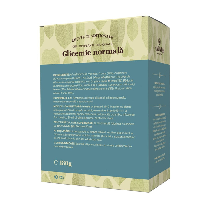 Ceai -Rețete Tradiționale- Glicemie Normala 180g [3]