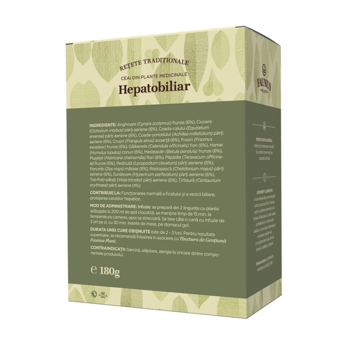 Ceai -Rețete Tradiționale- Hepatobiliar 180g [3]