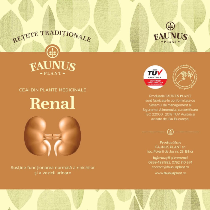 Ceai -Rețete Tradiționale- Renal 180g [7]