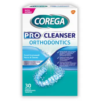 Corega PRO Cleanser Orthodontics , 30 tablete [1]