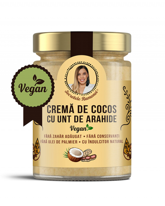 Cremă de cocos cu unt de arahide - 350g [1]