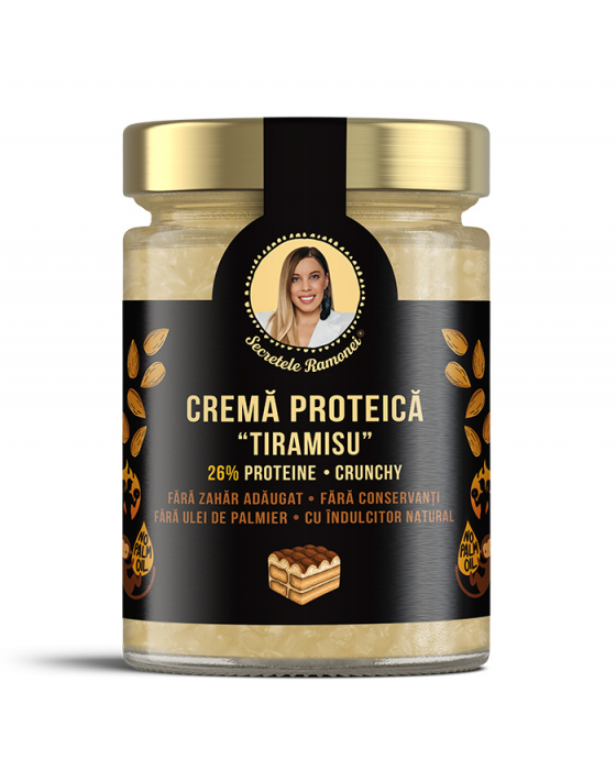Cremă proteică "tiramisu" 26% proteine - 350g [1]