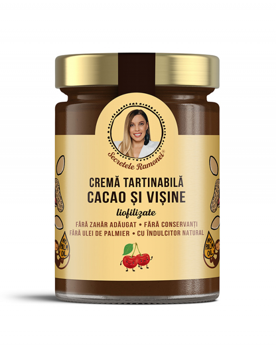Cremă tartinabilă cu cacao și vișine liofilizate [1]