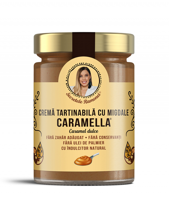 Cremă tartinabilă cu migdale și aromă de caramel "Caramella" [1]