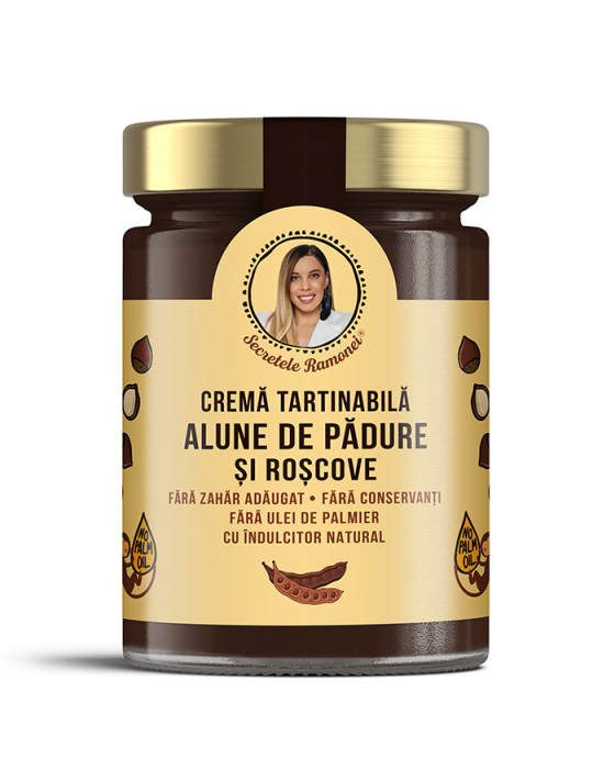 Cremă tartinabilă cu unt de alune de pădure și roșcove [1]