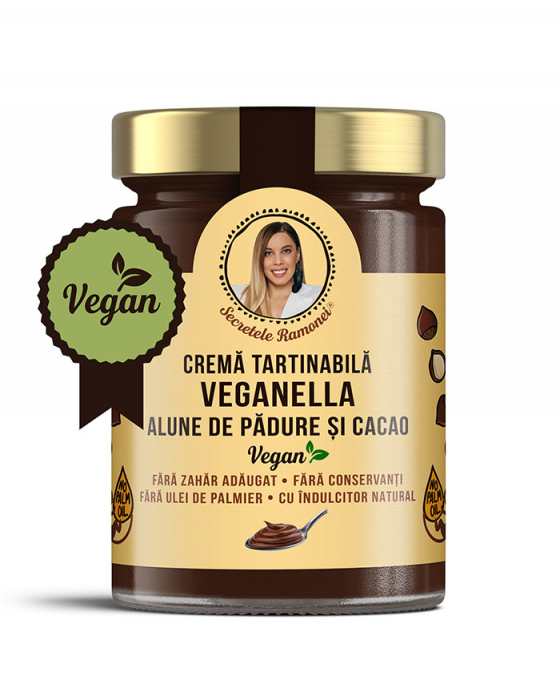 Cremă tartinabilă veganella cu alune de pădure și cacao - 350g [1]