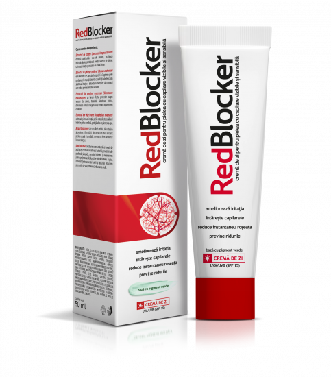 RedBlocker crema de zi pentru pielea cu capilare vizibile si sensibila, 50 ml [1]