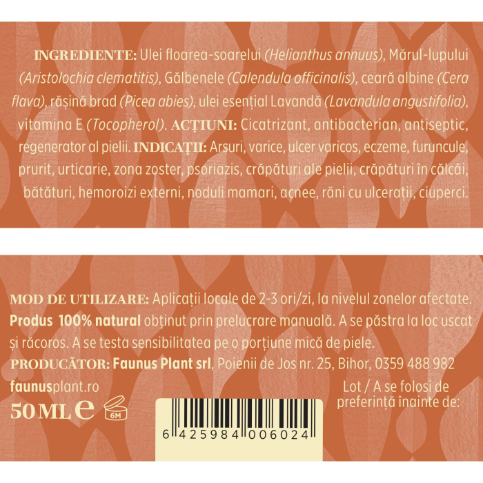 Cremă Tip Balsam Dermatofitus 50ml [6]