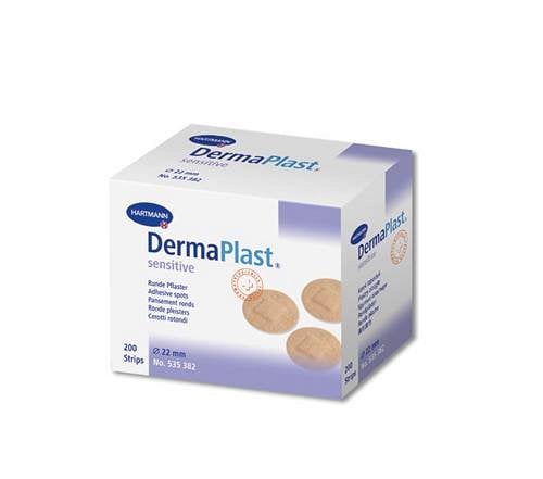 DermaPlast sensitive plasturi rotunzi, 200 bucăți [1]