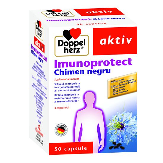 Doppelherz aktiv Imunoprotect Chimen negru, 50 capsule [1]