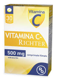 Vitamina C 500 mg - Richter, 30 comprimate filmate [1]