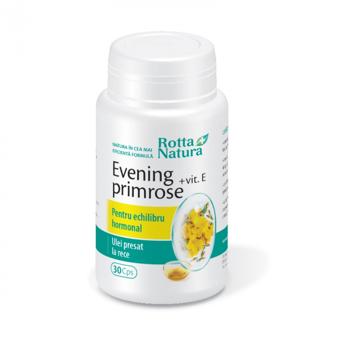 Evening Primrose + Vitamina E, 30 capsule [1]
