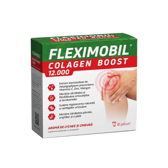 Fleximobil Colagen 12000 Boost, 10 plicuri [1]