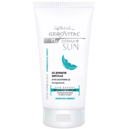 Gel reparator dupa plaja H3 Derma+ Sun, 150 ml [1]