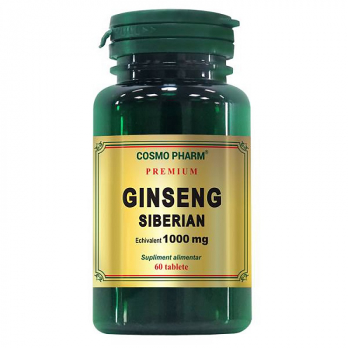 Ginseng Siberian 1000 mg, 60 tablete [1]