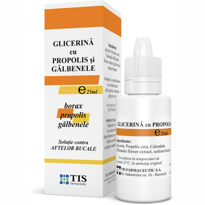 Glicerina cu propolis și galbenele, 25 ml [1]