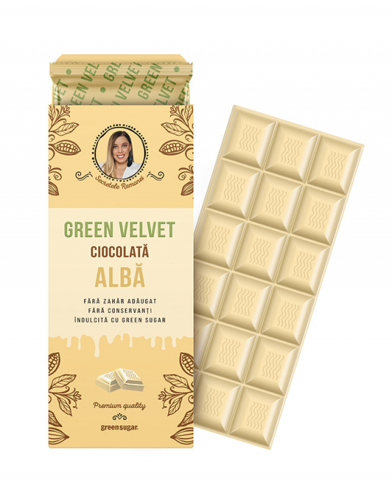 Green Velvet ciocolată albă - 110g [1]