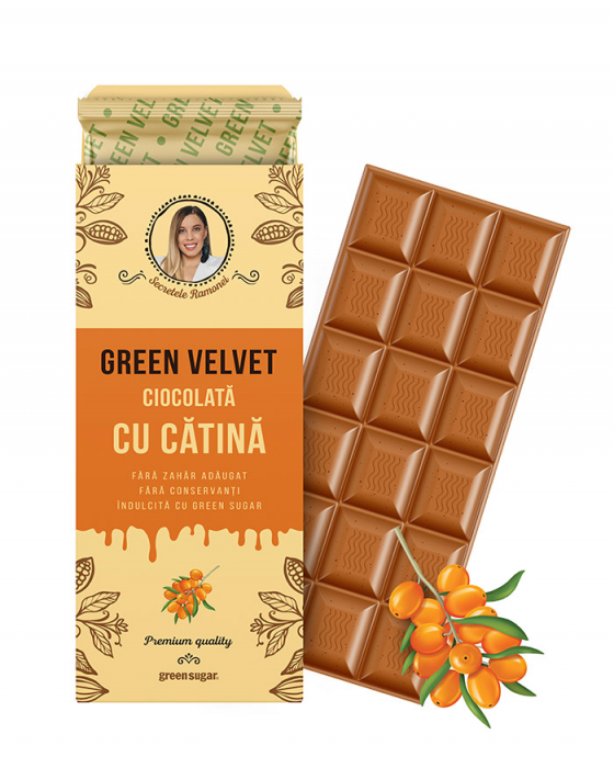 Green Velvet ciocolată cu cătină - 100g [1]