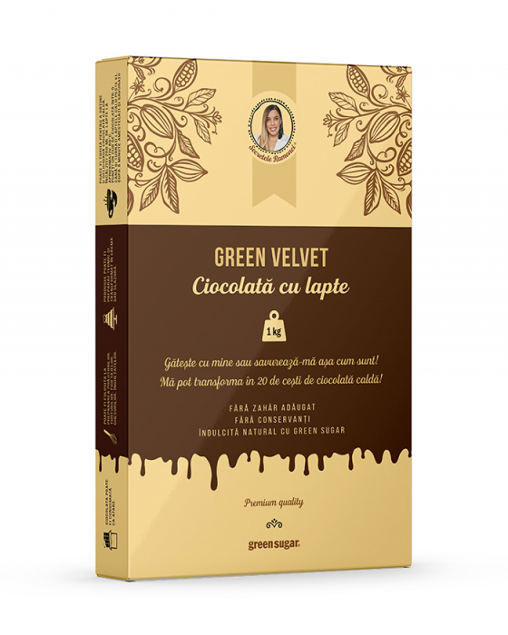 Green Velvet ciocolată cu lapte - 1kg [1]