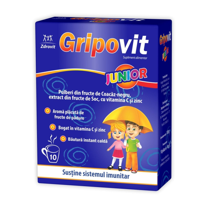 Gripovit Junior NATUR PRODUKT 10 plicuri [1]