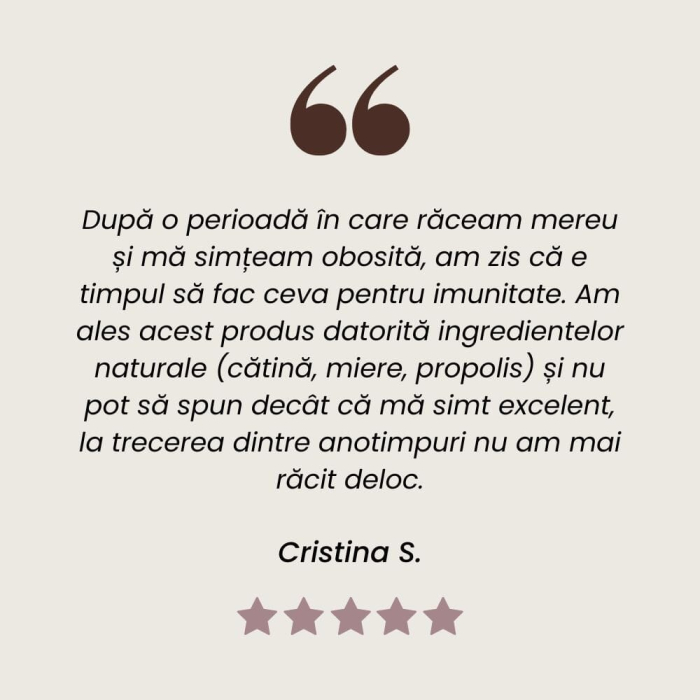 Sirop Cǎtină cu Miere si Propolis 200ml [11]