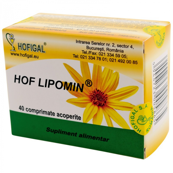Hof Lipomin, 40 comprimate, Hofigal [1]