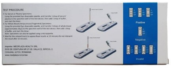 Realy Tech Test rapid Anticorpi IgG si IgM la Covid-19 pentru uz profesional, set cu 5 bucati [2]