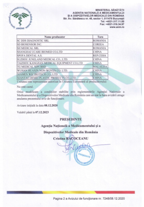 Realy Tech Test rapid Anticorpi IgG si IgM la Covid-19 pentru uz profesional, set cu 5 bucati [4]