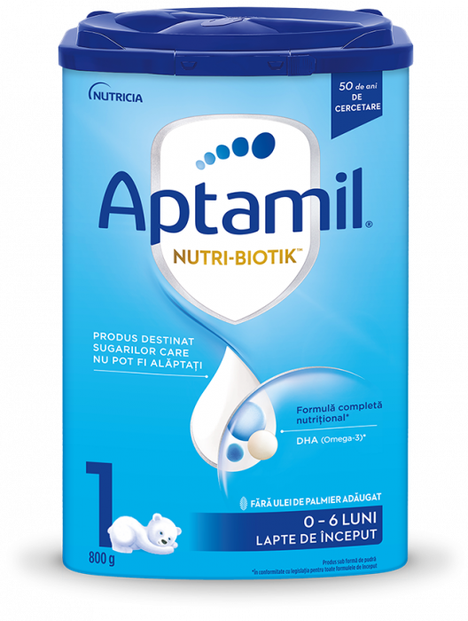 Lapte praf APTAMIL 1, 0-6 luni, 800 g, Aptamil [1]