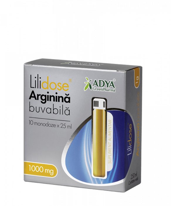 Lilidose Arginină Buvabilă 1000Mg 25ML X 10 Monodoze [1]