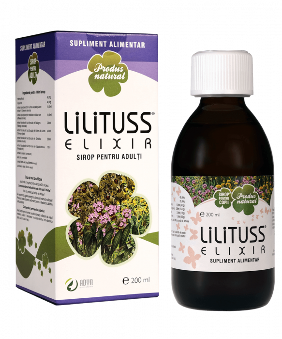 LiliTUSS Elixir sirop pentru adulti, 200 ml [1]