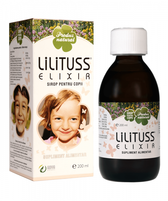 LiliTUSS Elixir sirop pentru copii, 200 ml [1]