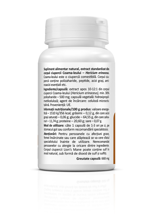 Lion's Mane (Coama Leului) X 60Cps - Zenyth [2]